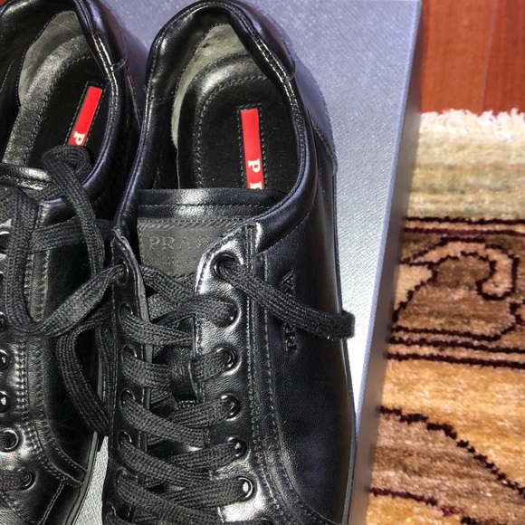 PRADA authentic womens black sneakers - Picture 3 of 6
